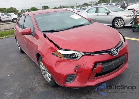 2015 Toyota Corolla Le из США, поврежденный, VIN 2T1BURHEXFC232346